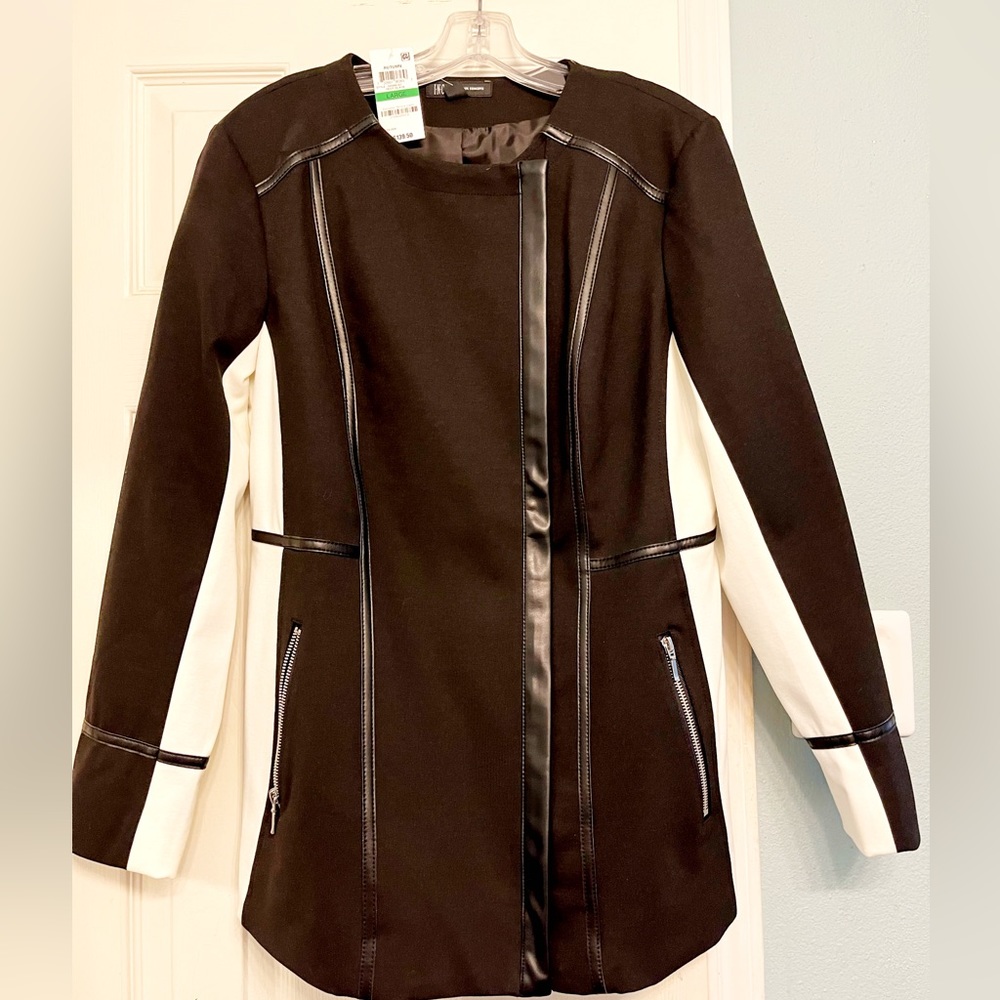 INC Black and White elegant jacket